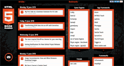 Desktop Screenshot of html5bookmarks.com